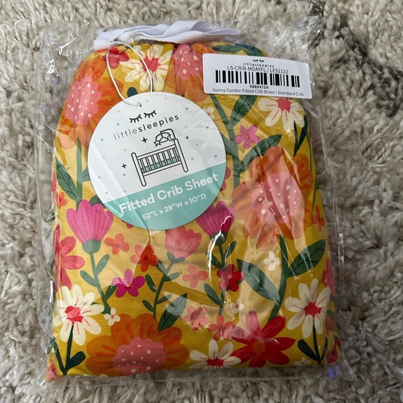 Little Sleepies Other Little Sleepies Sunny Garden Fitted Crib